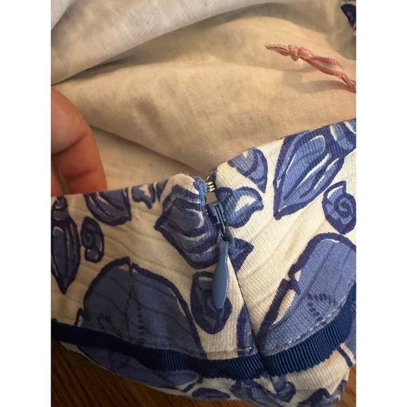 Vineyard Vines Scalloped Shell Margo Skirt women’s size 4 breaker blue - Picture 5 of 6